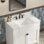 Freestanding Single Sink Bathroom Vanity With Engineered Stone Countertop-810700830