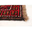 Tapis décoratif en laine noué à la main de conception unique 3 pi 8 po x 5 pi 8 po Borgþór