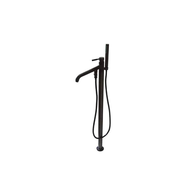 Concord Single Handle Floor Mount Roman Tub Faucet Trim, Oil Rubbed Bronze