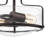 2-Light Seeded Glass Semi-Flush Mount