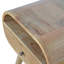 Table de chevet en bois massif Cariotta