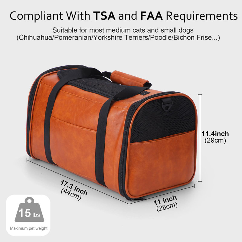 Pet Carrier, Brown