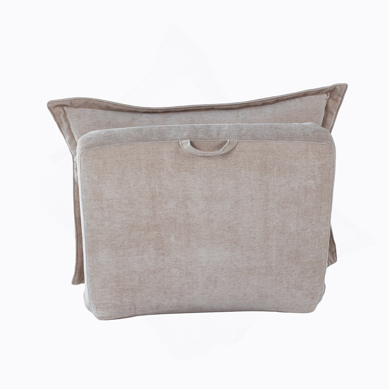 Fauteuil convertible convertible: canapé-lit polyvalent avec dossier réglable, coussins, idéal pour les espaces compacts et les moments de détente