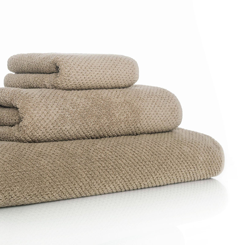 Bee Waffle Fingertip Towel, Stone