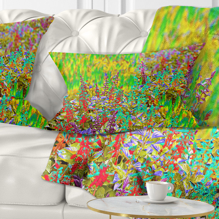 Floral Throw Pillow