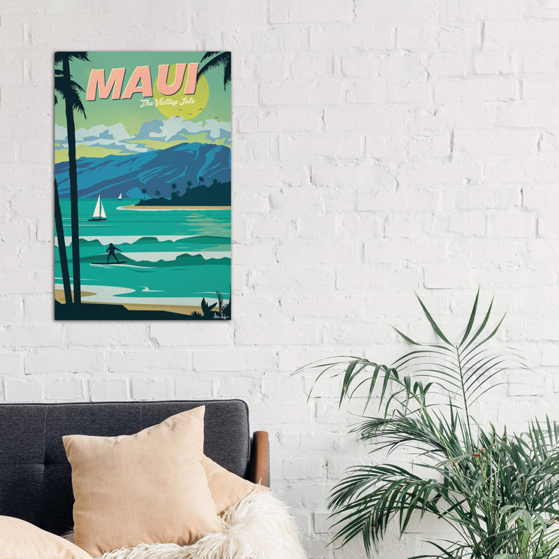 Maui - Wrapped Canvas Print, 101.6 cm H x 66.04 cm W x 1.91 cm D