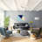 44" Aren 5 - Blade Flush Mount Ceiling Fan with Pull Chain and Light Kit Included-62373655