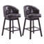 Ensemble de 2 tabourets de comptoir pivotants 33,25 po