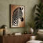 Zebra in Profile Minimalist - Wrapped Canvas-1974208835-1974208857