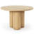 Pompano Round Wood Dining Table-107375658