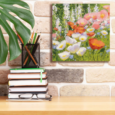«Epic Graffiti» «Garden Pastels 2» par Shirley Novak, art mural sur toile
