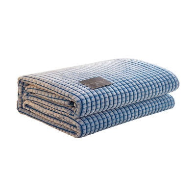 Couverture multifonctionnelle de Kohnieu Couverture de sieste en flanelle Couverture de sieste respirante douce et confortable Lavable à la machine pour toutes les saisons