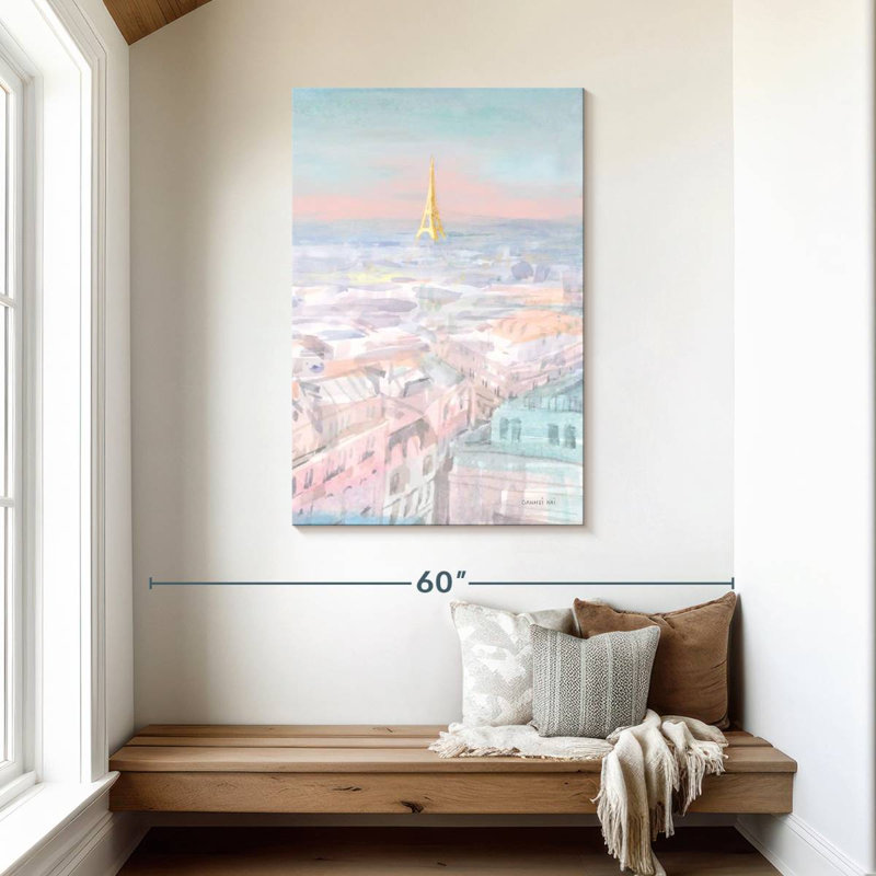 Aime Pastel Paris VI, 45" H x 30" W