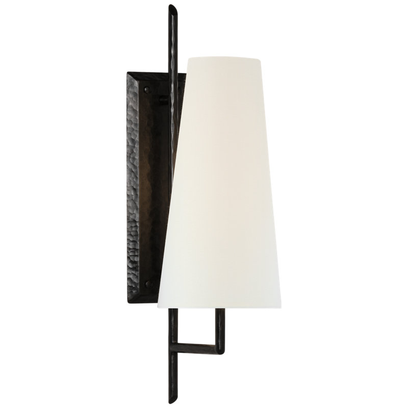 Ashton 1 - Light Armed Sconce, Aged Iron