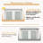 A 80'' Solid + Manufactured Wood without Installation Hardware Kit French Doors-101534694