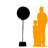 Henebry Swirl Lollipop Over Sized Statue-934087246