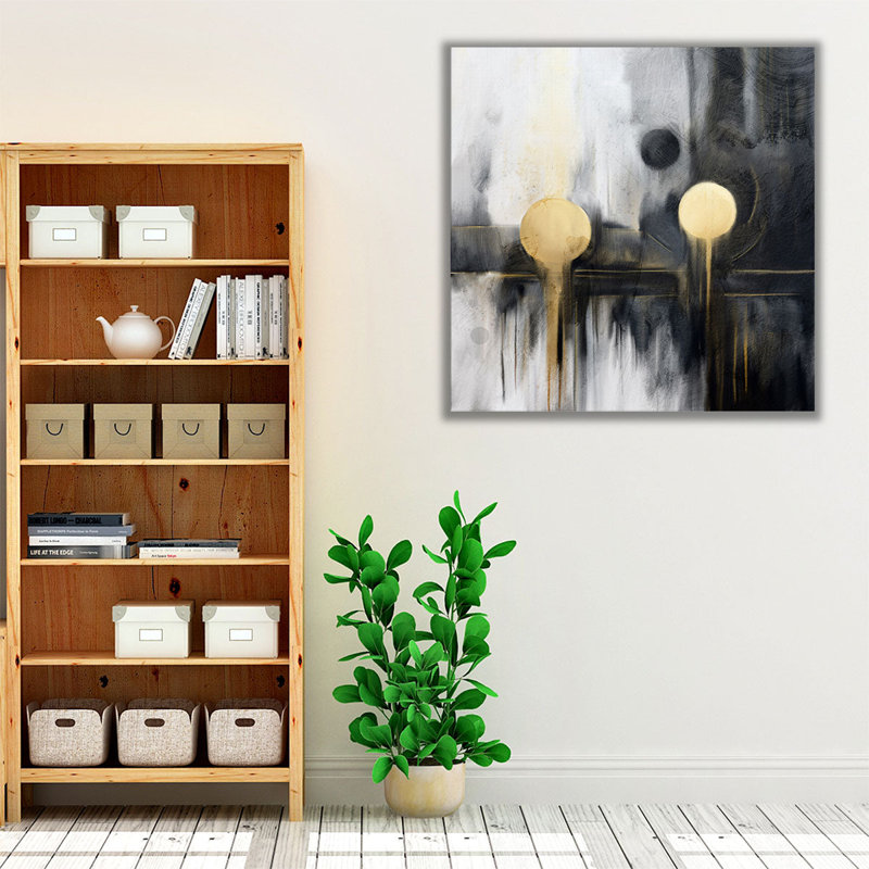 «Power Circle 2», reproduction d'art sur toile, H 16 po x l 16 po