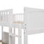 Lit superposé avec lit mezzanine attaché-401967776