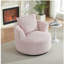 Fauteuil d'appoint pivotant à 360 ° compressible - siège moderne et confortable pour salon, bureau, appartement-1828739702