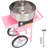 Electric Cotton Candy Machine with Cart, 1000W Commercial Floss Maker with Stainless Steel Bowl, Sugar Scoop and Drawer, Perfect for Home, Kids Birthday, Family Party, Pink