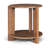 Hisako Mid Brown Open Round Accent Table