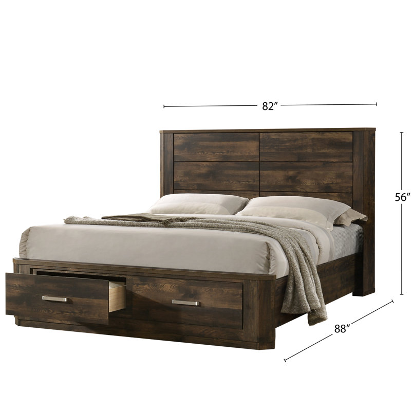 Amiens Storage Bed, King