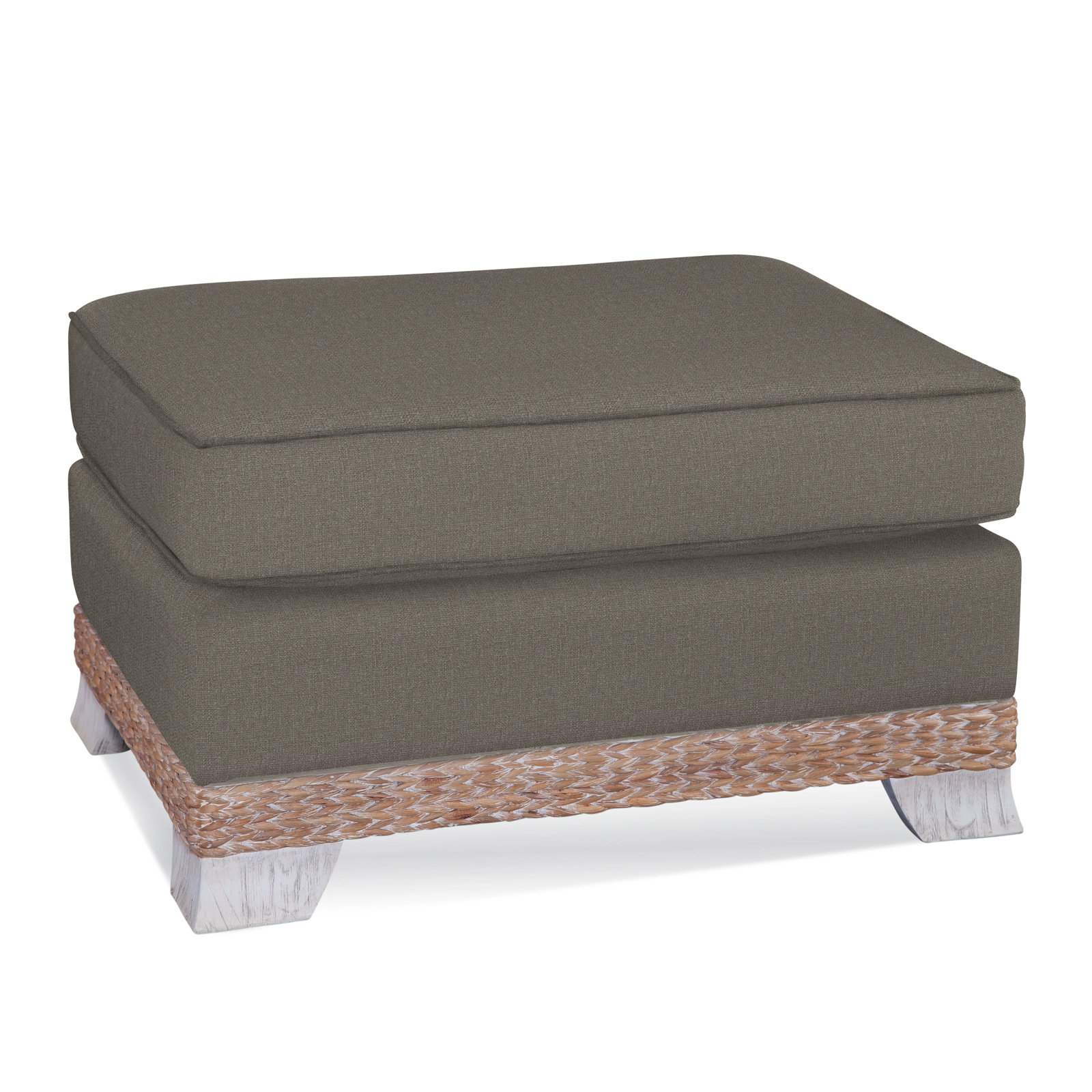 Fairwind 32" Ottoman, Gray Sugar Performance; 0863-84