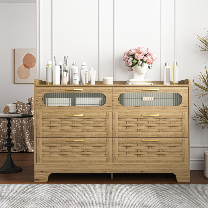 Commode de rangement moderne 6 tiroirs