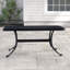 Table basse en aluminium Polebridge