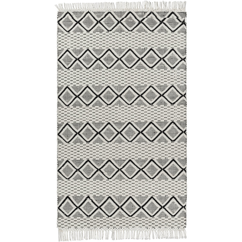 Dulvert Wool Geometric Indoor Rug, Rectangle 8' x 10'