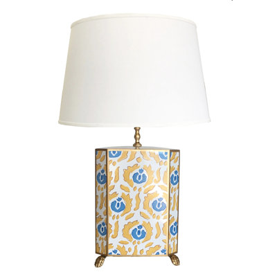Beaufont 29" Yellow/Blue Table Lamp