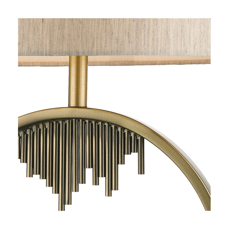Britt Metal Table Lamp, Antique Brass