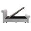 Grand lit de rangement tapissier Hartfried