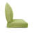 Knife Edge Seat Cushion With Zipper Closure And Knife Edge, Plain Back Cushion, With White Polyester Padded Fill.-1089601986