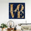 Toile pour chambre à coucher bleu marine-71080136-71080135