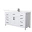 Beckett 60" Freestanding Single Bathroom Vanity with Quartz Top-297209258-297209263-297209260