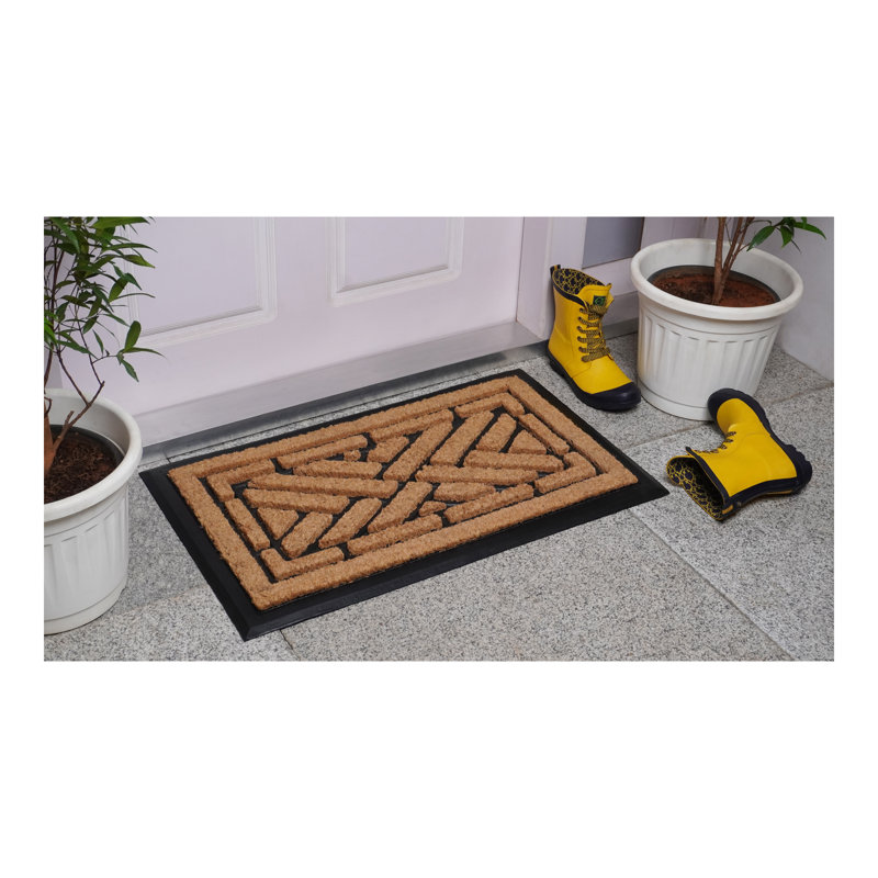 Tapis d'entrée antidérapant pour l'extérieur, L 18 po x L 30 po