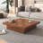 Square Marble Veneer Coffee Table