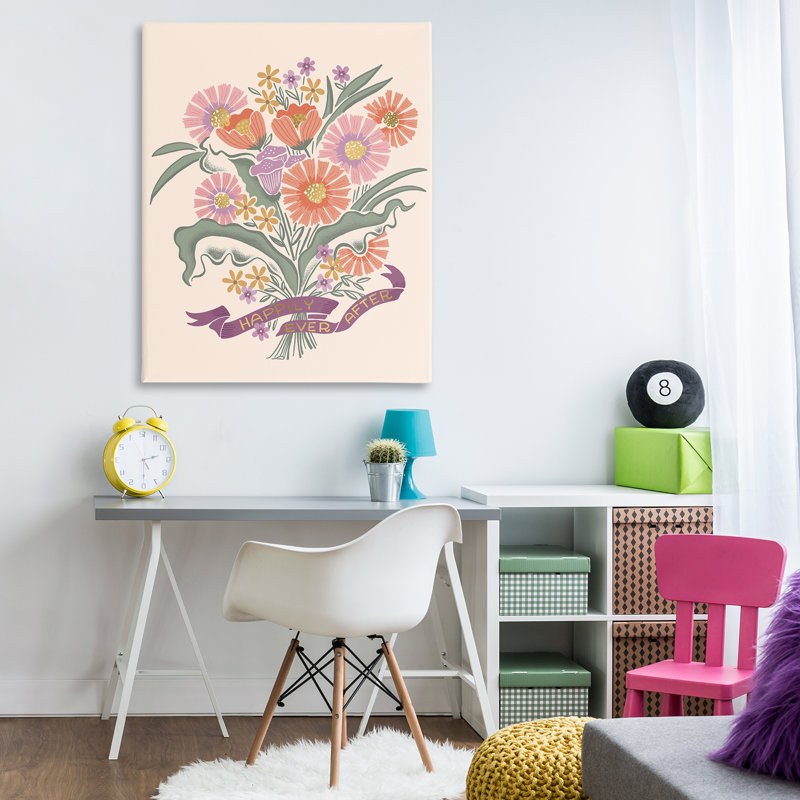 Art mural sur toile Happily Ever After, design par Muffin Grayson, H 48 po x l 36 po