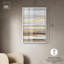 Décoration murale bohème dorée Rough Luxury IV par Art Remedy, cadre blanc, 30 x 45-1185693634-1185693646