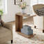 Table de bout en forme de C Dionnie-1467754616