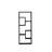 Bookshelf, Freestanding Wood Open Bookcase With 5 Cubes, With 2 Keyhole Hangers, Home Office Décor Rectangular Storage Shelf Display Rack For Study Living Room  White