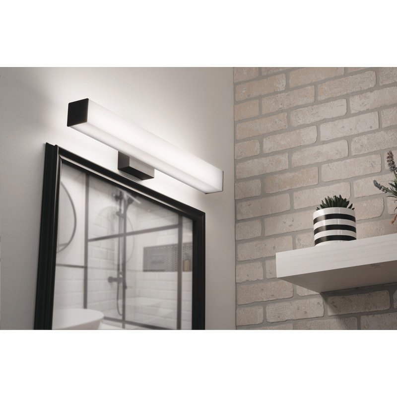 Meuble-lavabo à DEL 24 po Oleta - 120 à 277 V - 5 TAC, Noir
