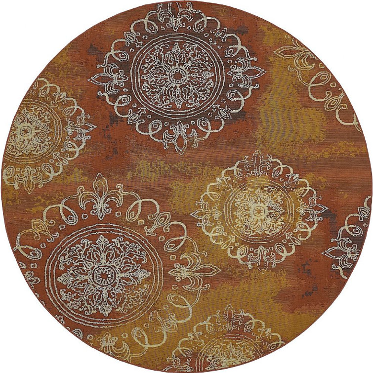 Tatum Washable Oriental Indoor / Outdoor Rug