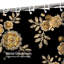 Rideau de douche imperméable Royal Floral Baroque Gold avec 12 crochets-1482191159