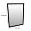Miroir mural Perz, cadre carré, cadre en bois perlé-112858296-112858295