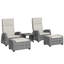 Wicker 2 - Person Garden Lounge Set with Cushions-1739672075-1739672079