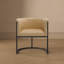 Fauteuil rembourré en similicuir Virgil-459723952