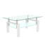 Table basse blanche