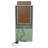 Bently Outdoor Metal Galvanized Metal Weather Resistant Waterfall Fountain with Lights